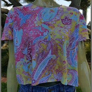 Vintage Ralph Lauren crop top